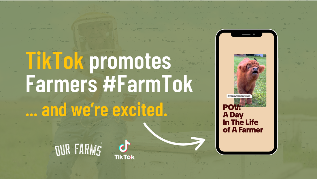TikTok promotes Farmers #FarmTok ...and we're excited.