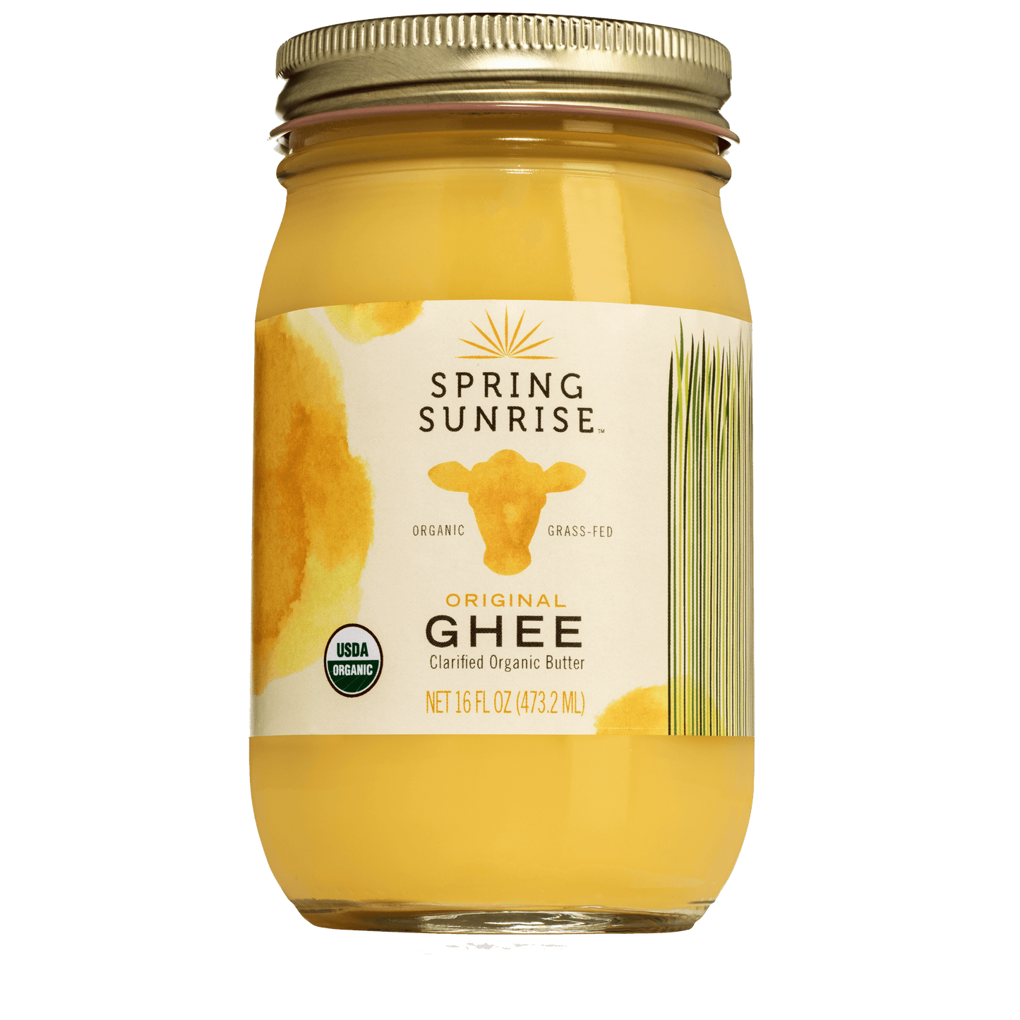 Spring Sunrise Organic Ghee - 16oz.