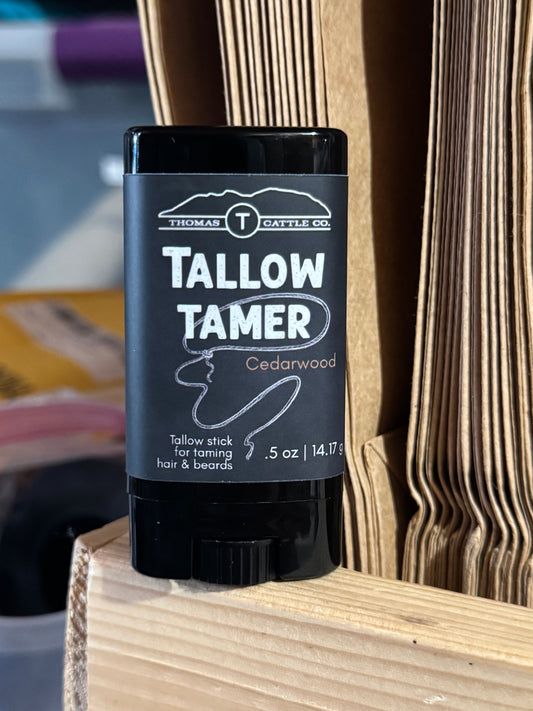 Tallow Tamer Hair Stick – All-Natural Ranch-Made Styling Balm for Smooth, Nourished Hair