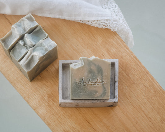 Eucalyptus Mint Goat Milk Soap – Refreshing, Handcrafted Bar with Essential Oils – (1 Bar)