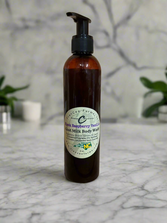 Goat Milk Body Wash – Farm-Made with Vitamin-Rich Goat Milk for Gentle, Nourishing Cleansing