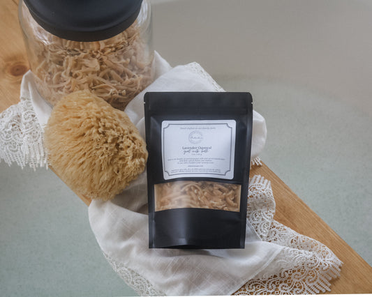 Lavender Oatmeal Milk Bath – Soothing Goat Milk Soak with Real Oats – (Jar)