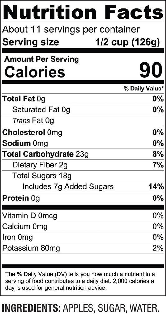 Original Apple Sauce – Classic Family Recipe – (48 oz Jar)