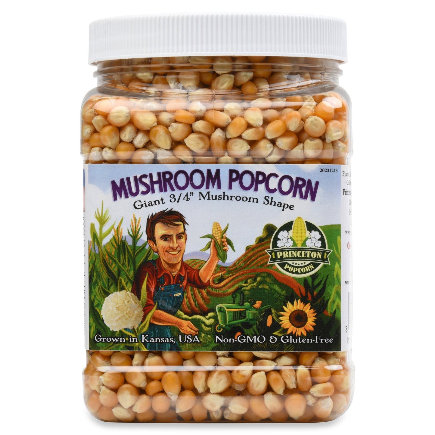 2lb Tub Yellow Mushroom Popcorn Kernels