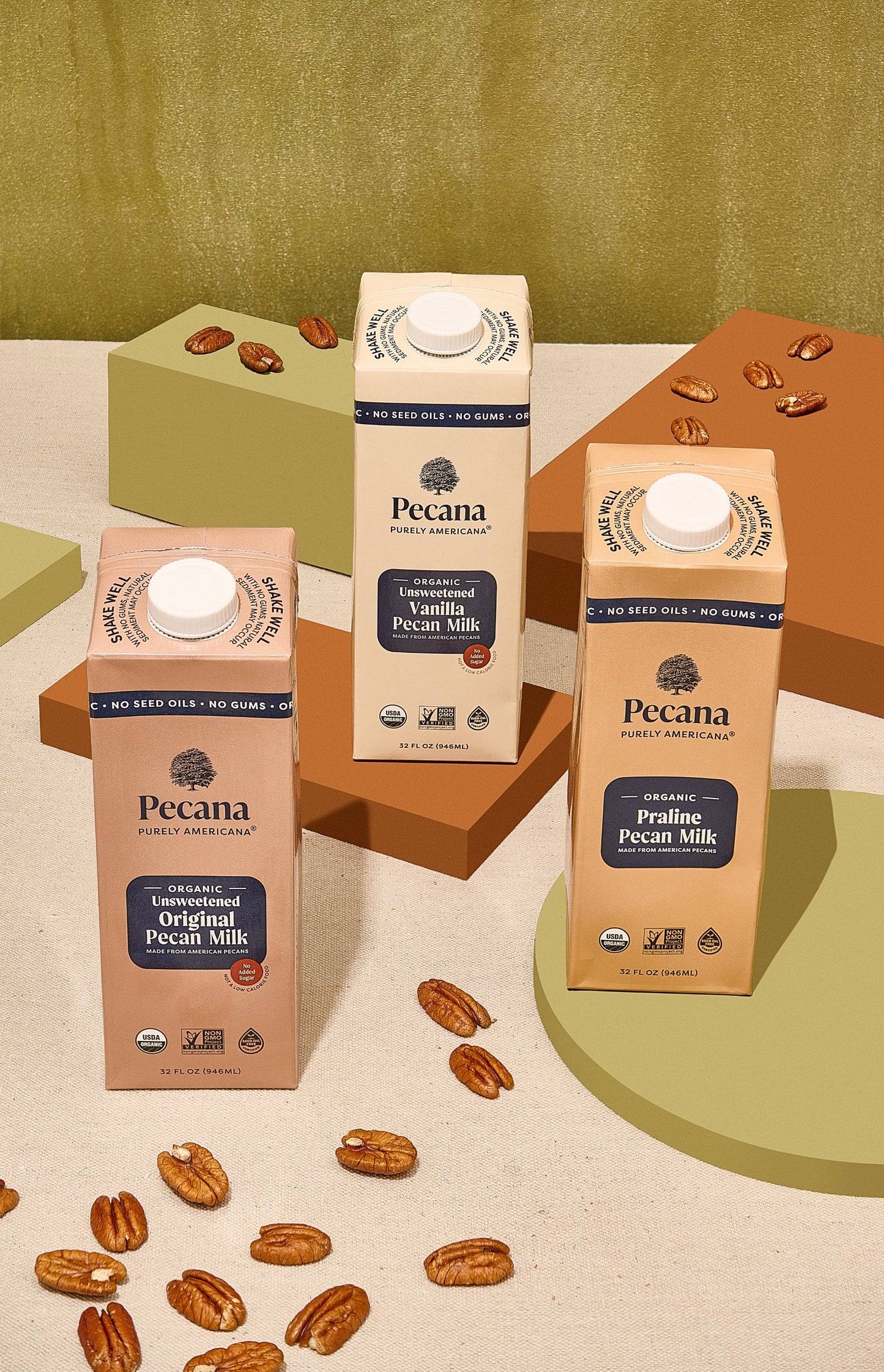 Organic Pecan Milk Sampler 3 Pack