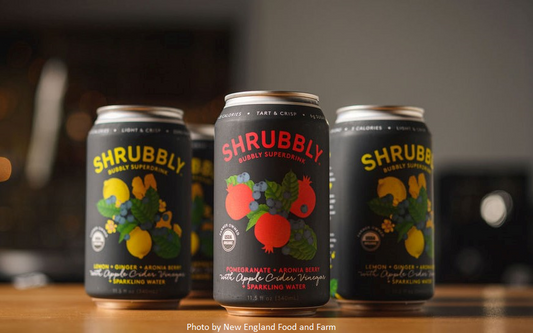 Sparkling Drink Mixed Pack – Lemon Ginger & Pomegranate Aronia, Antioxidant-Rich Refreshment – 12 Cans