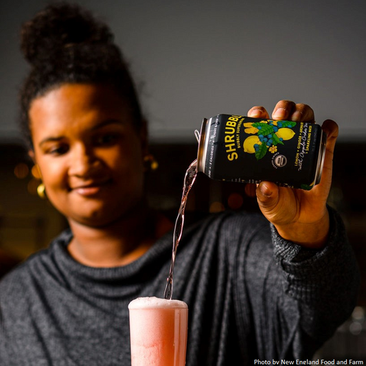 Organic Sparkling Lemon Ginger Aronia Drink – Whole30 Approved, 0 Sugar, 100% Plant-Based – 12 Cans