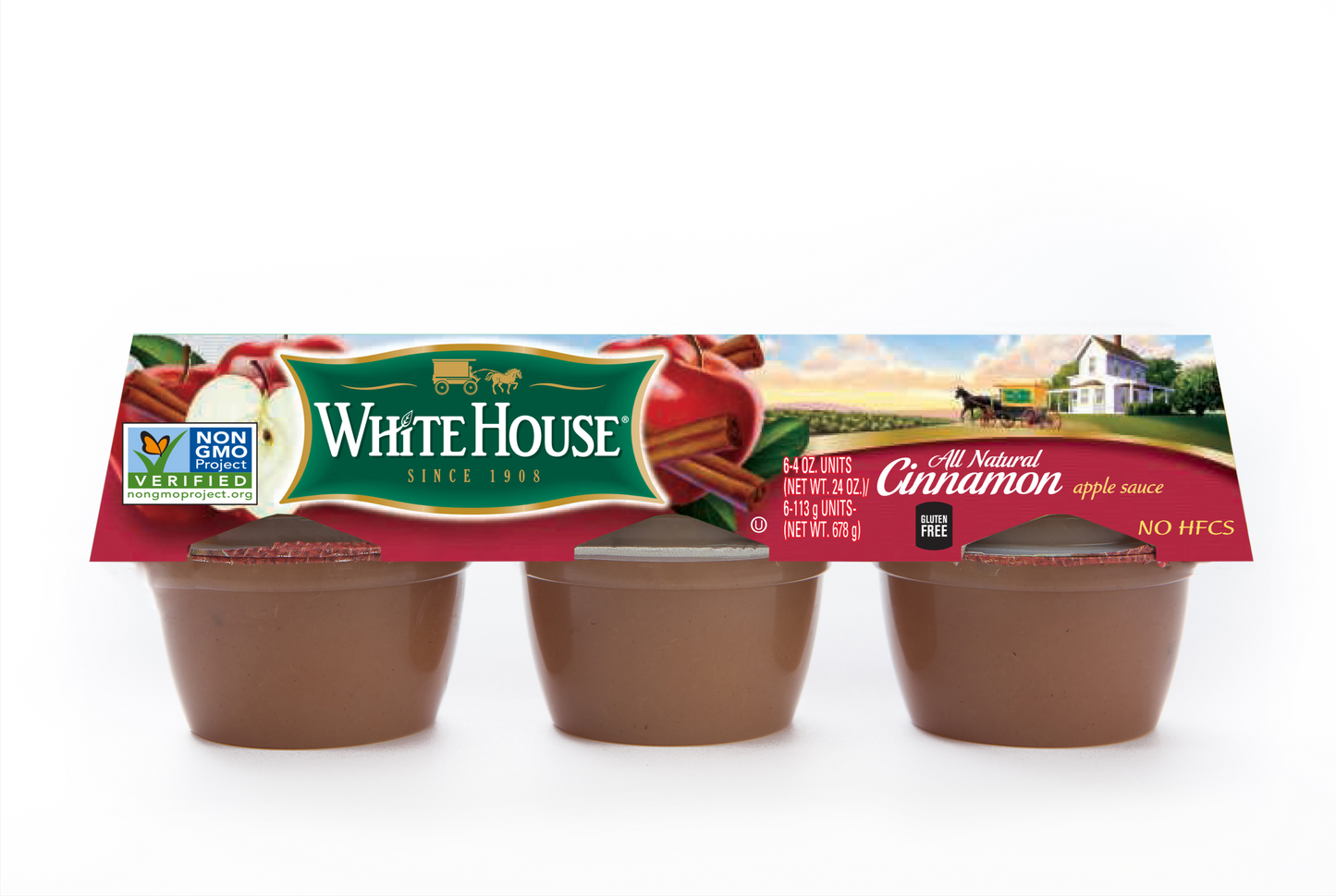 Cinnamon Apple Sauce 6pk Cups