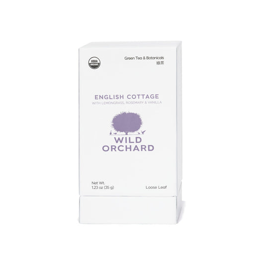 English Cottage – Organic Loose Leaf Green Tea – Loose Leaf Version of Our Cozy Leaf Blend