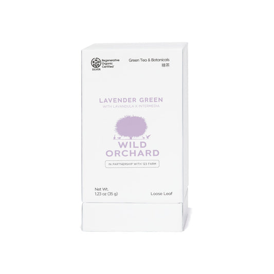 Lavender Green – Organic Loose Leaf Green Tea – Gentle Floral Notes Meet Green Leaf for Calm Moments