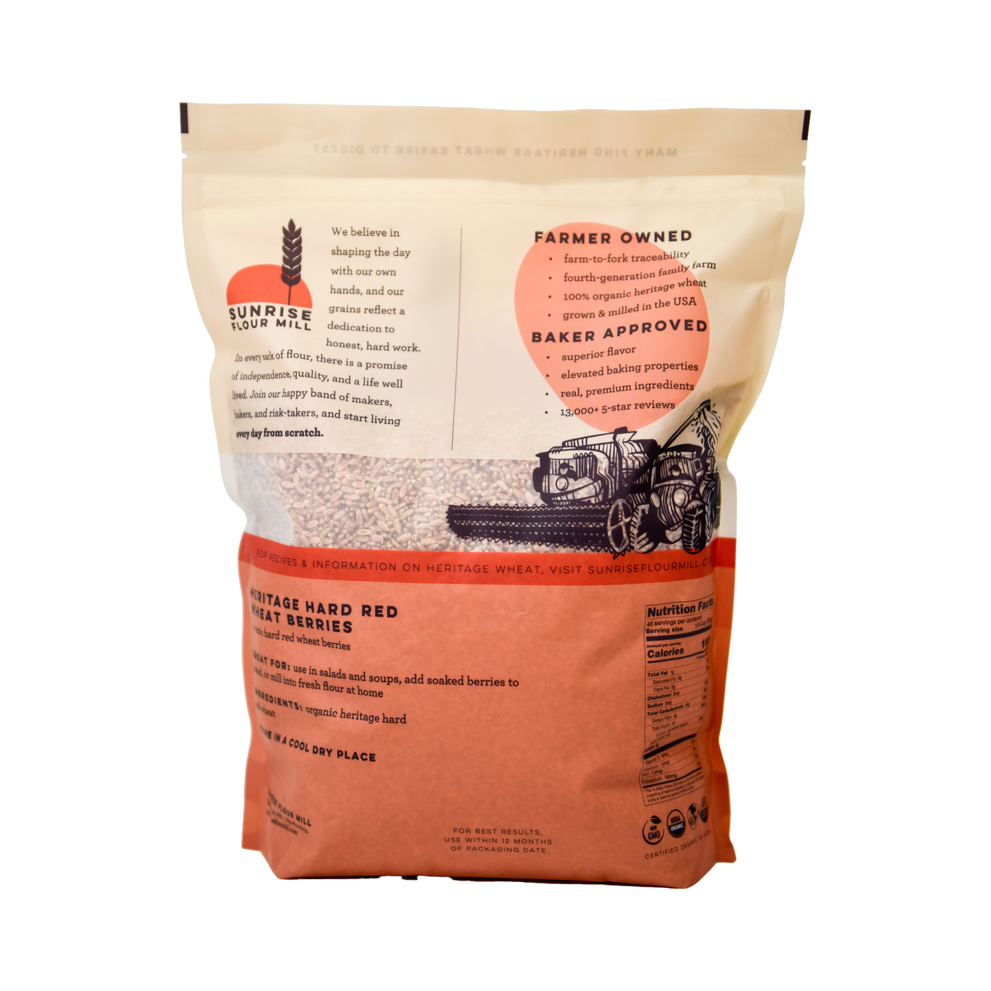 Heritage Hard Red Wheat Berries