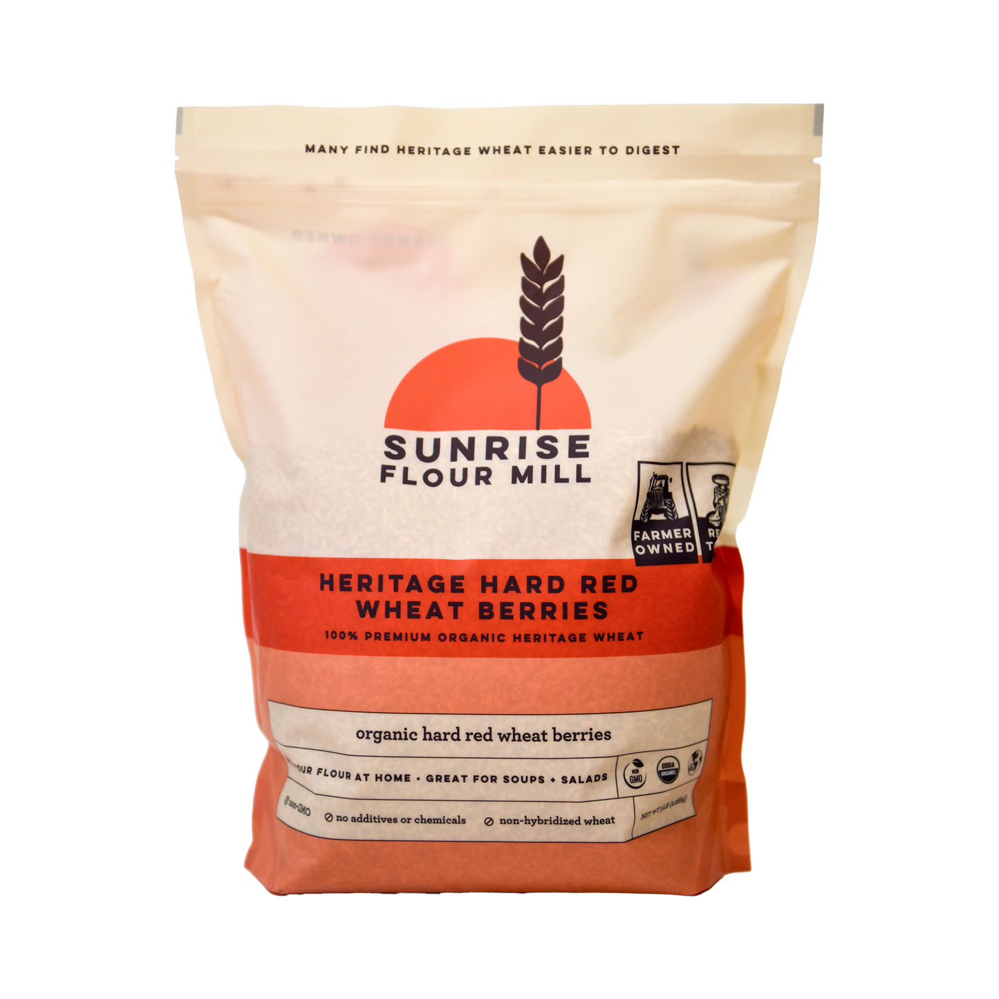 Heritage Hard Red Wheat Berries