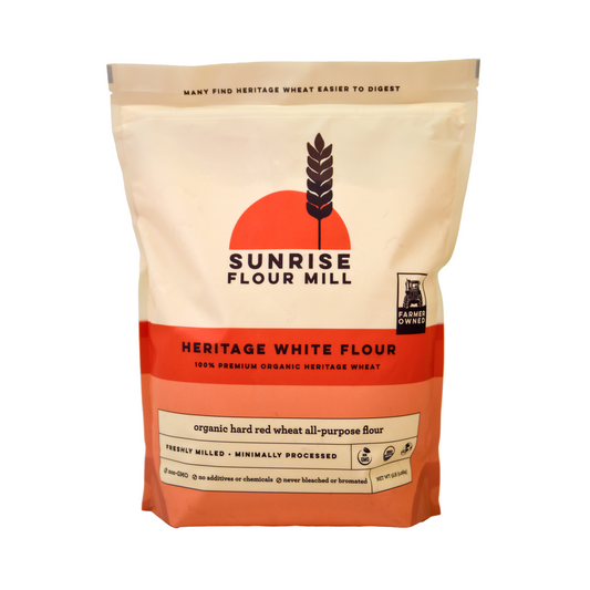 Heritage Flour Bundle – White Flour & Bread Blend, Organic Turkey Red & White Sonora