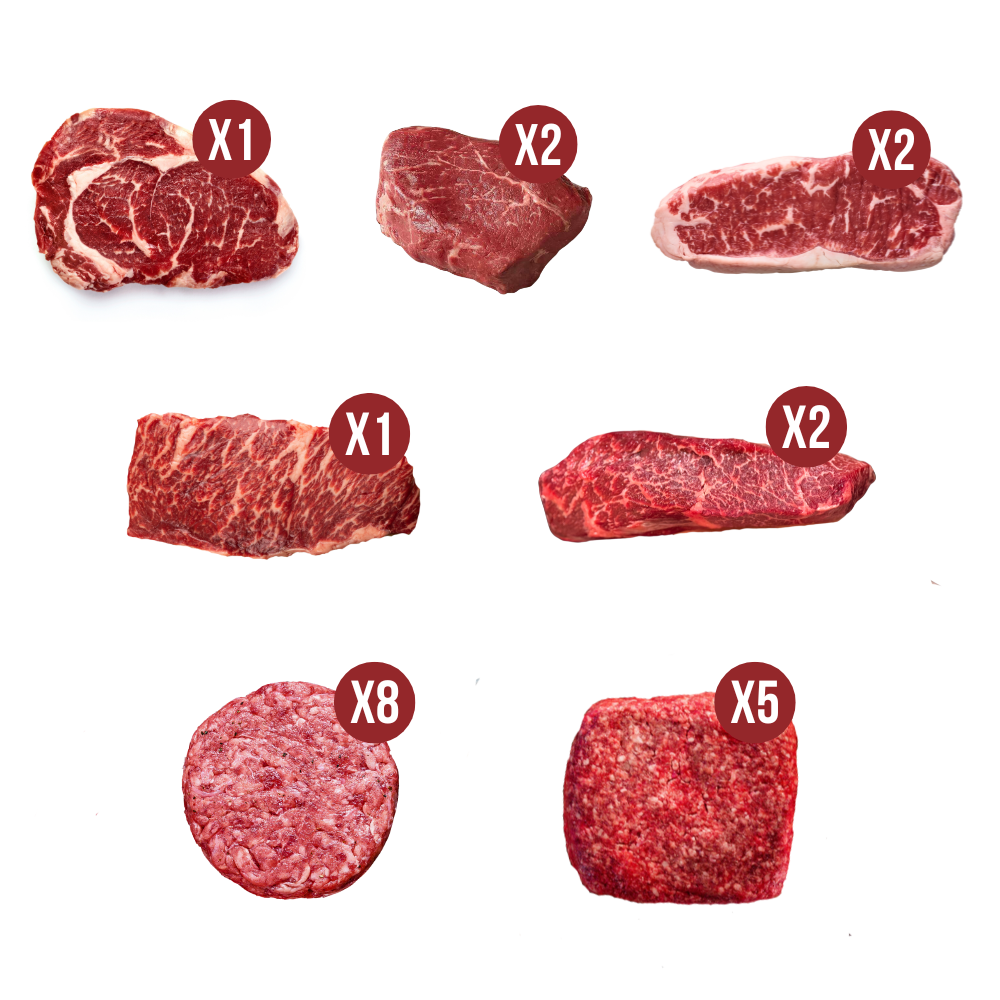The Farm Feast Beef Bundle - Ribeye, Strips & More