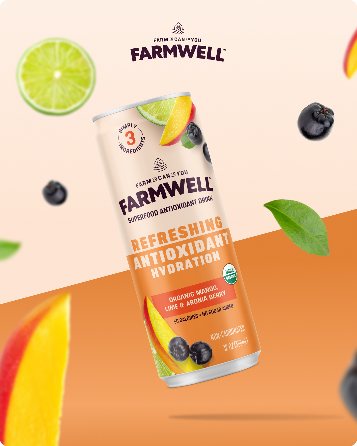 Organic Mango, Lime & Aronia Berry