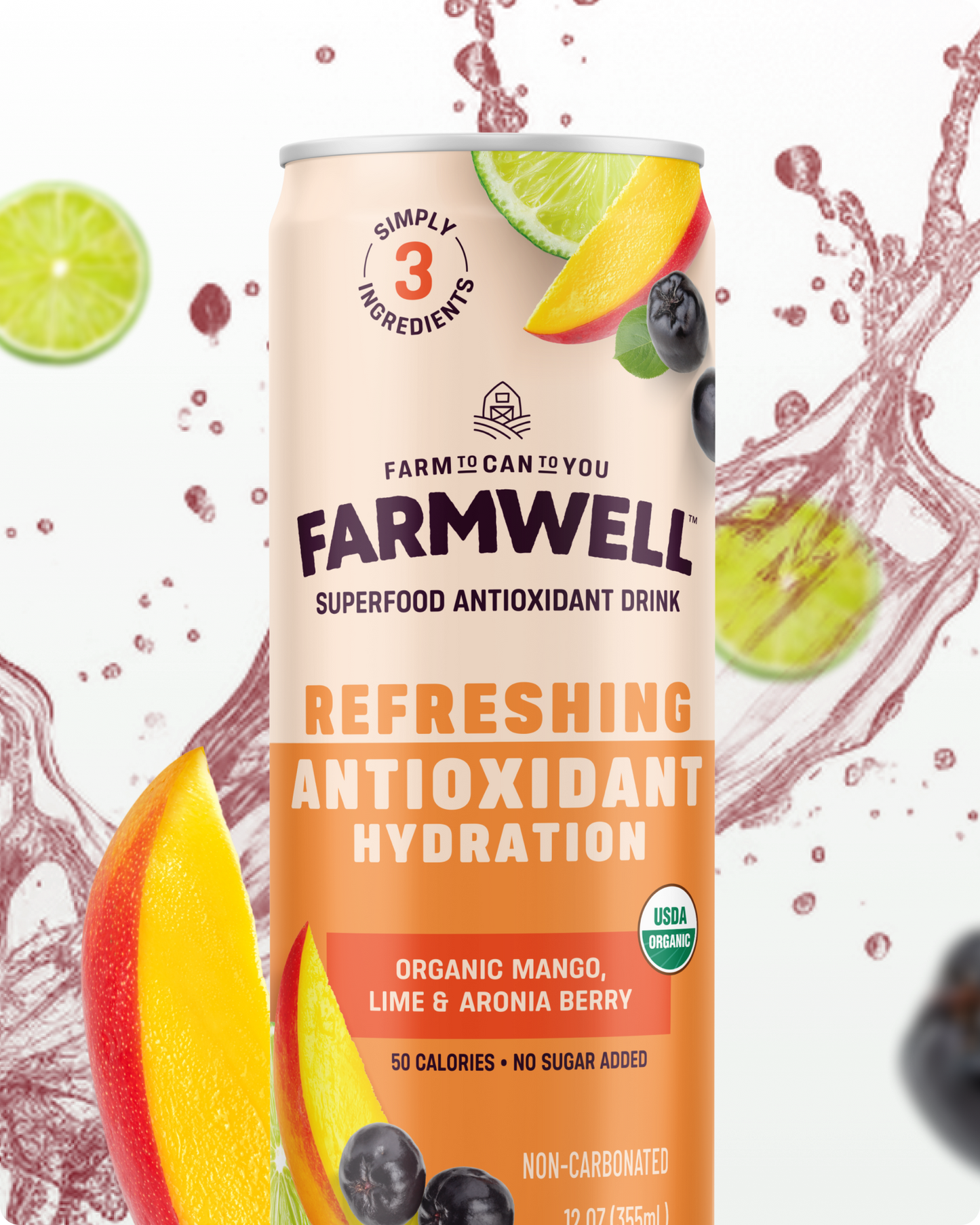 Organic Mango, Lime & Aronia Berry