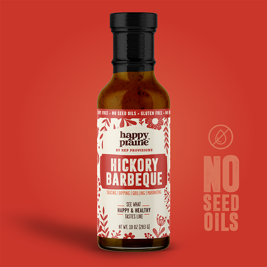 Hickory BBQ Sauce – Bold, Smoky Regenerative Flavor – Seed Oil Free, Gluten-Free, No Junk Recipe – (Bottle)