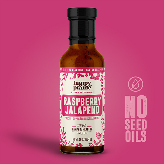 Raspberry Jalapeño Sauce – Sweet & Spicy Regenerative Blend – Bold, Clean Flavor – (Bottle)