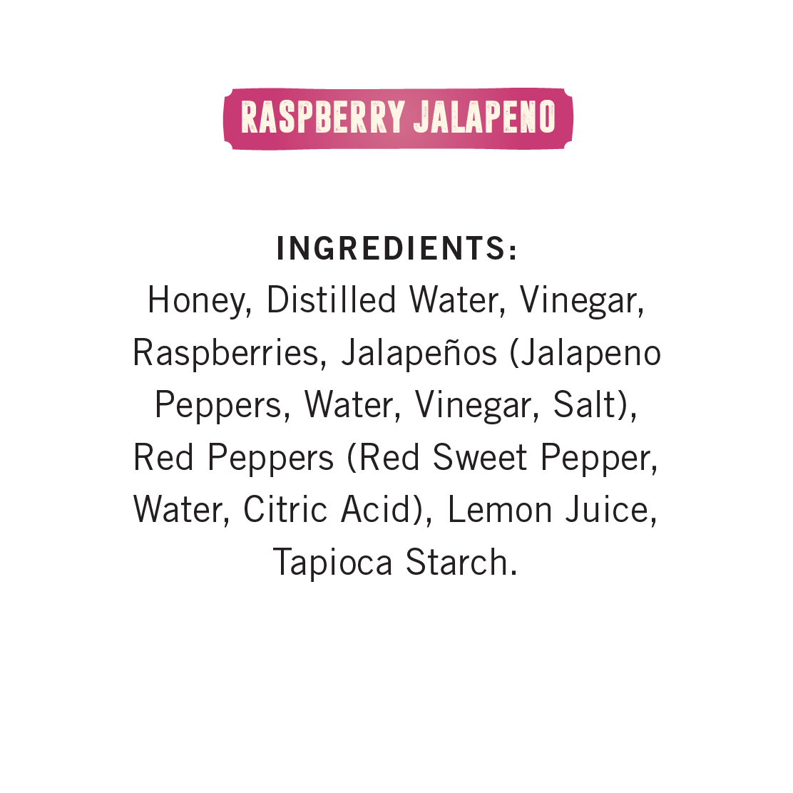 Raspberry Jalapeño Sauce