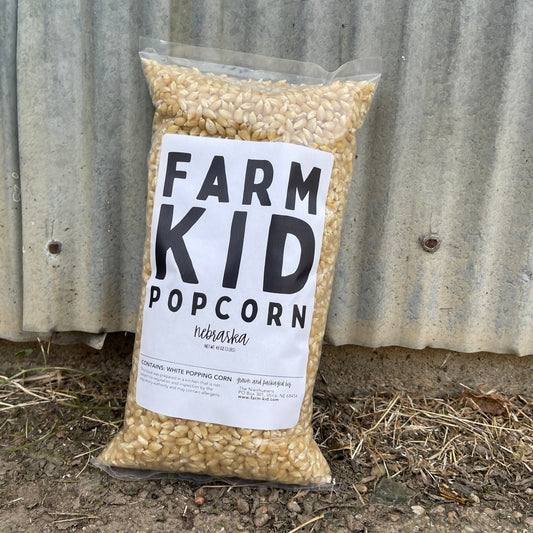 Bag of White Popcorn – Heirloom Nebraska Kernels – Light, Tender Popcorn for Everyday Snacking