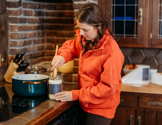 Pure Rendered Beef Tallow Large Jar – Pasture Raised and Nutrient Rich – Multi Purpose for Frying Baking and Skin Hydration