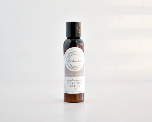 Vanilla Chai Goat Milk Lotion – Spiced, Creamy Hydration with Goat Milk – (Bottle)