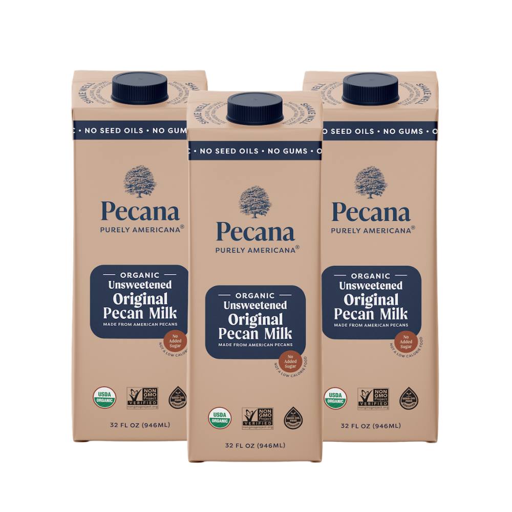 Organic Unsweetened Original Pecan Milk 3 Pack
