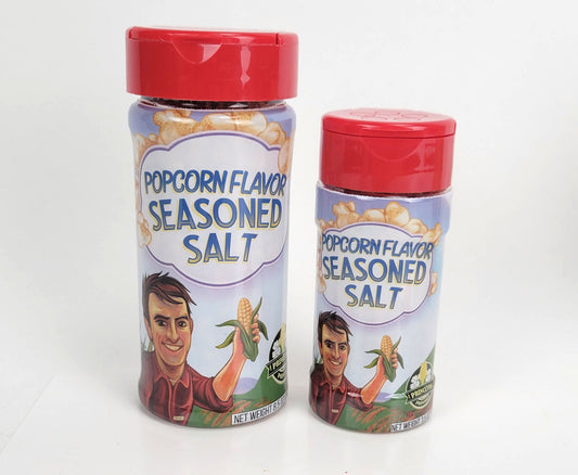Farmhouse Salt Blend Popcorn Seasoning – Savory All-Purpose Flavor – Perfect for Movie Night – (8.5 oz Jar)