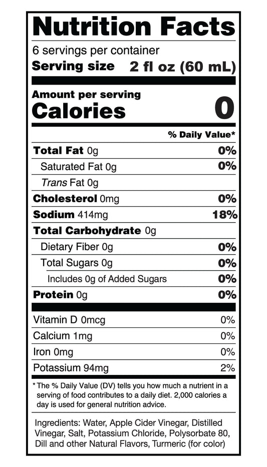 Pickle Shots – Bold Dill Flavor – (6 Pack)