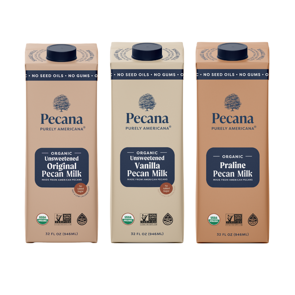 Organic Pecan Milk Sampler 3 Pack