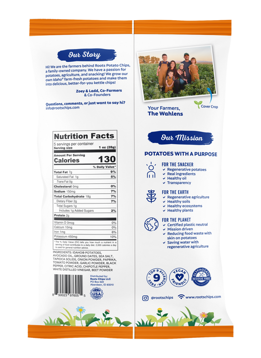 Barbecue Kettle Cooked Potato Chips – New Smoky-Sweet Flavor – Idaho Potatoes in Avocado Oil – (12 × 5 oz Bags)