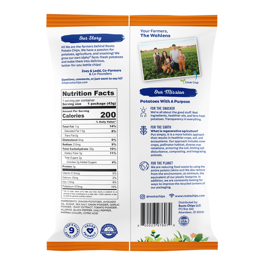 Barbecue Kettle Cooked Potato Chips – New Smoky-Sweet Flavor – Idaho Potatoes in Avocado Oil – (30 × 1.5 oz Bags)