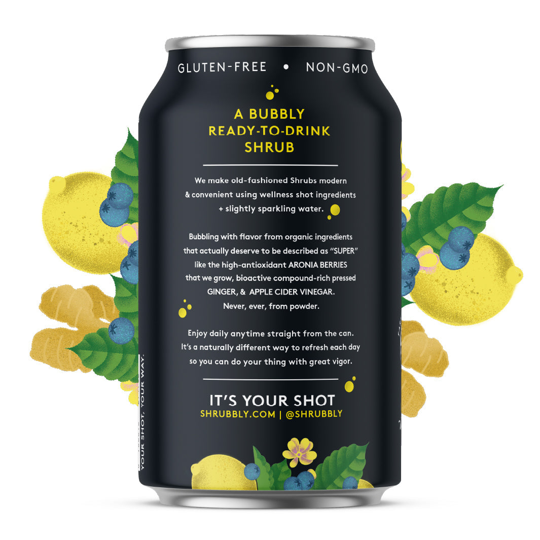 Lemon + Ginger + Aronia Berry