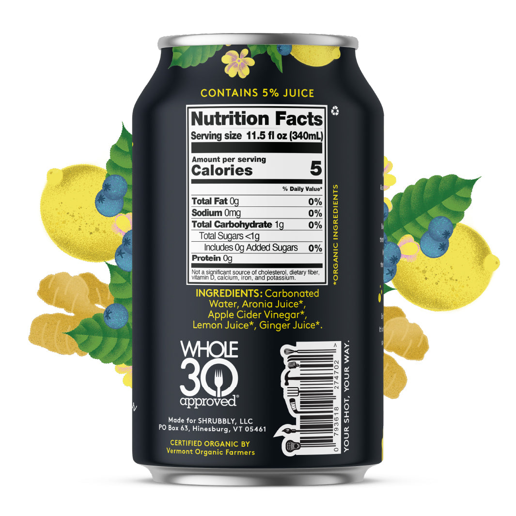 Lemon + Ginger + Aronia Berry