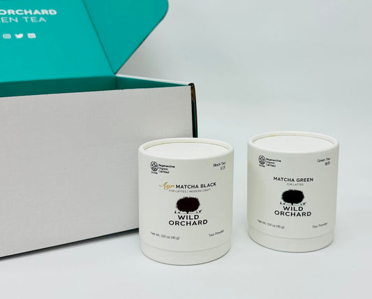 Wild Orchard Teas Gift Set with Two Matcha Teas