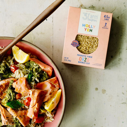 Molly Yeh Orzo – Limited Edition Collaboration – Versatile Shape for Soups, Salads, and One-Pot Meals – (4 or 8 Pack)
