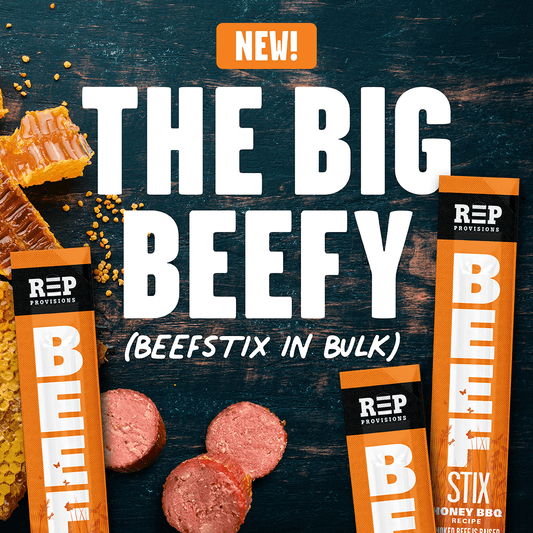 The Big Beefy Honey BBQ – Regenerative Beef Snack Stick – Sweet-Smoky, 12g Protein