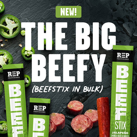 The Big Beefy Jalapeño – Grass-Fed Beef Snack Stick – Spicy Clean Protein