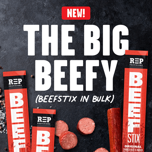 The Big Beefy Original – Regenerative Beef Snack Stick – Grassfed - Clean Protein, Bold Flavor