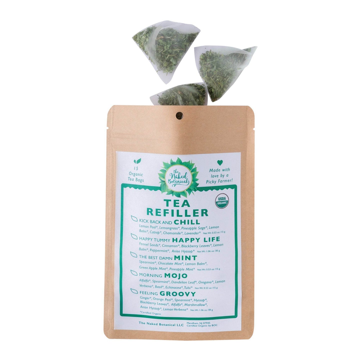 Best Damn Mint Herbal Tea - The Naked Botanical