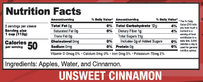Combo 6 Pack: Unsweet Cinnamon and Unsweet Original
