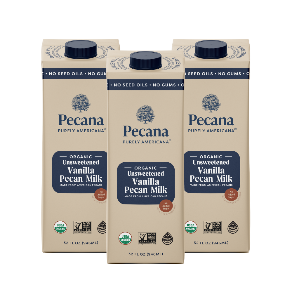 Organic Unsweetened Vanilla Pecan Milk 3 Pack