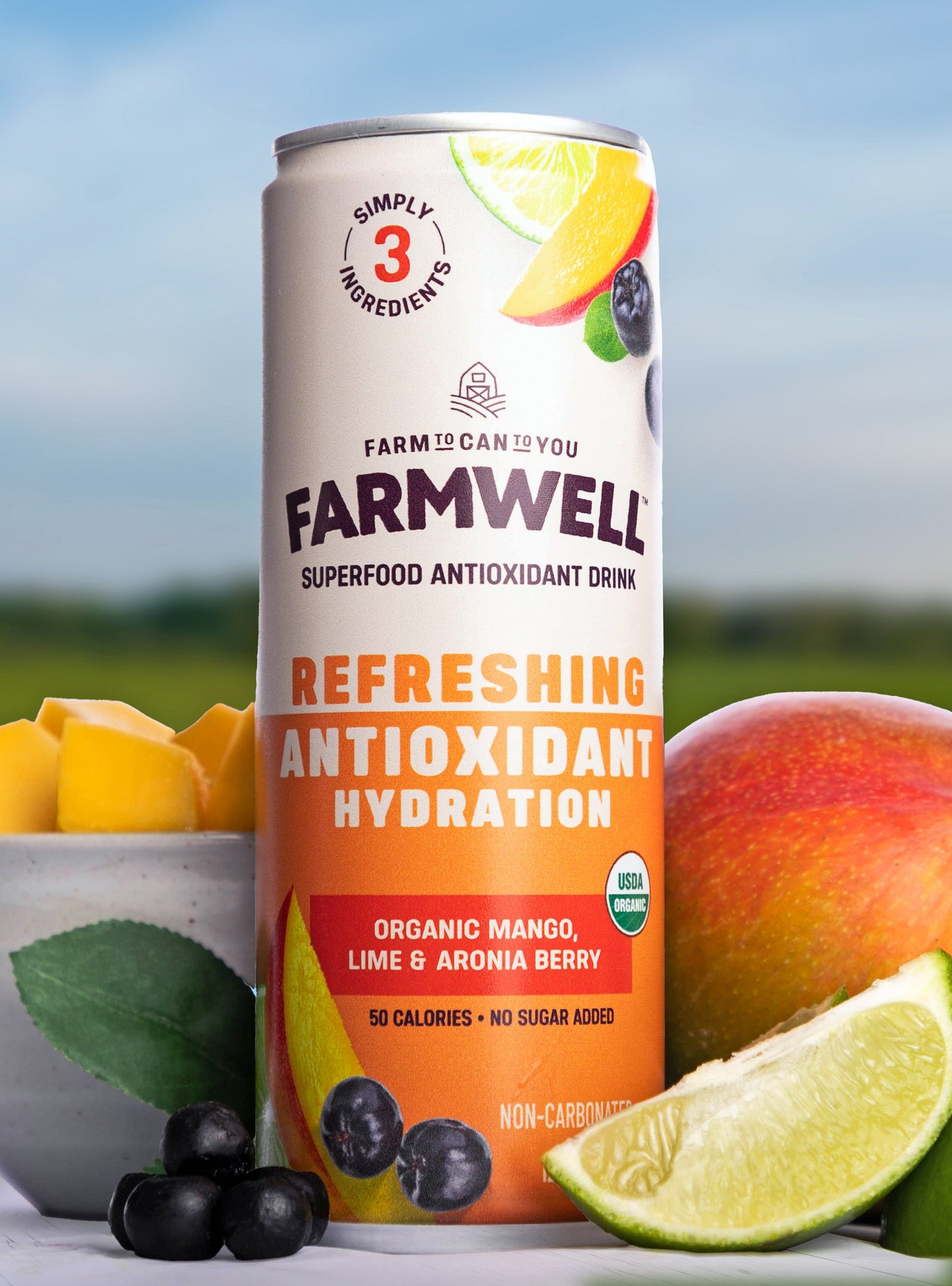 Organic Mango, Lime & Aronia Berry
