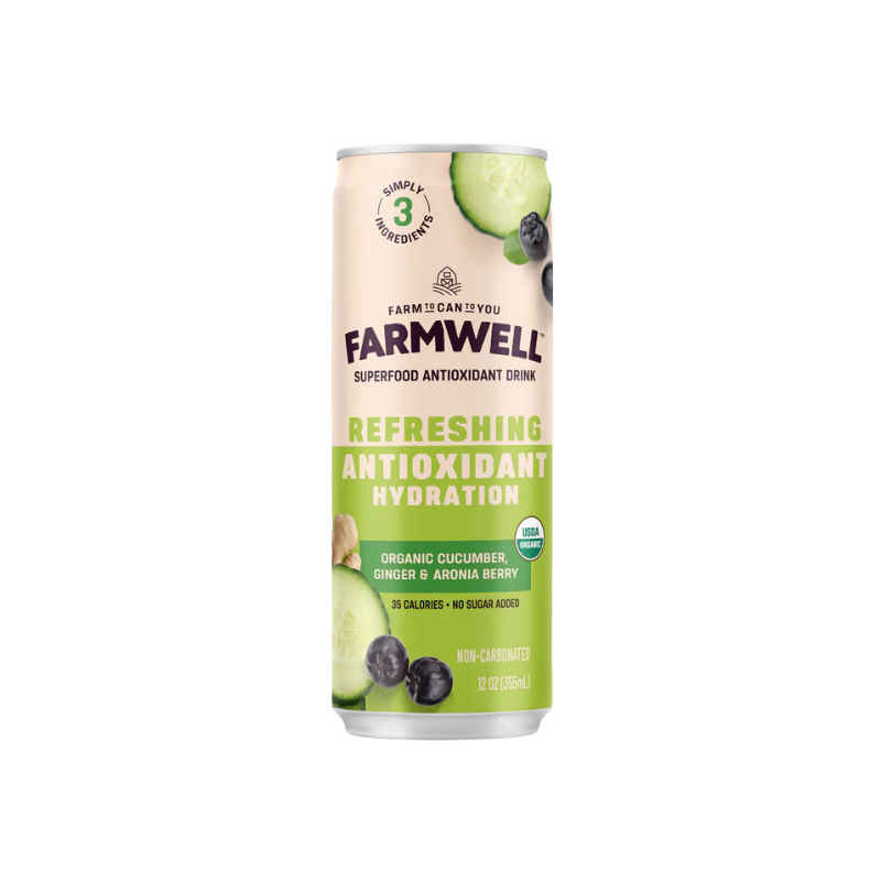 Organic Cucumber, Ginger, and Aronia