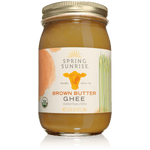 Brown Butter Organic Grass Fed Ghee
