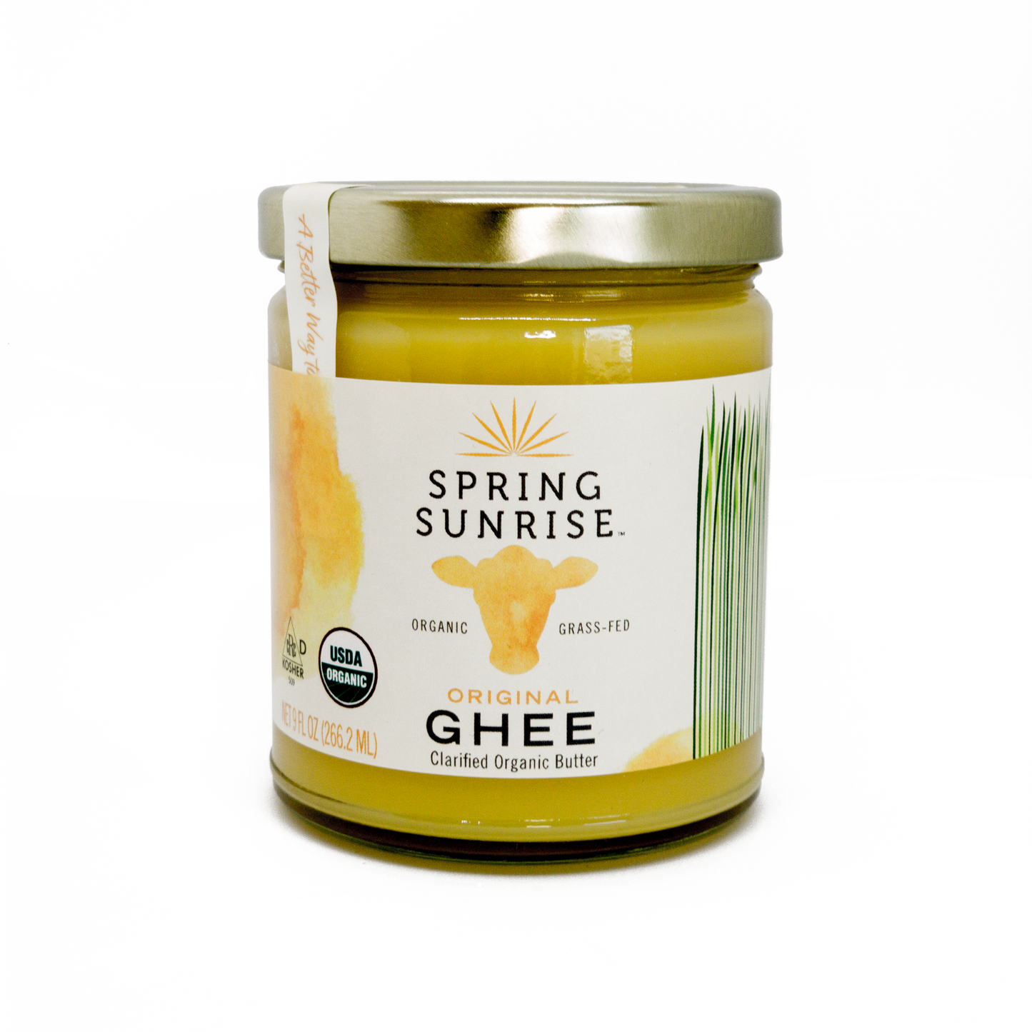 Spring Sunrise Organic Ghee - 9oz.