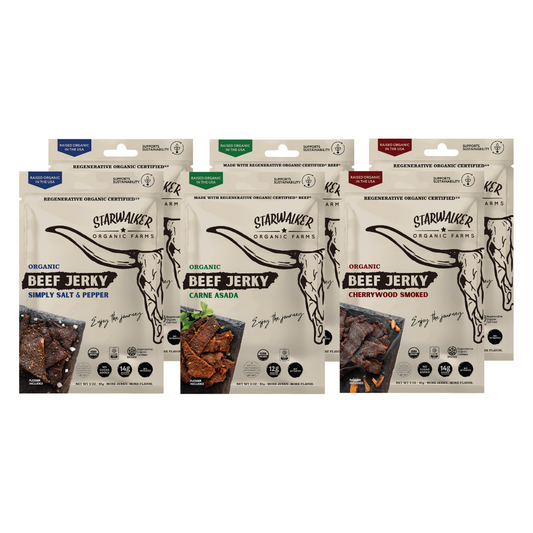 StarWalker Beef Jerky Sampler - 6 pack