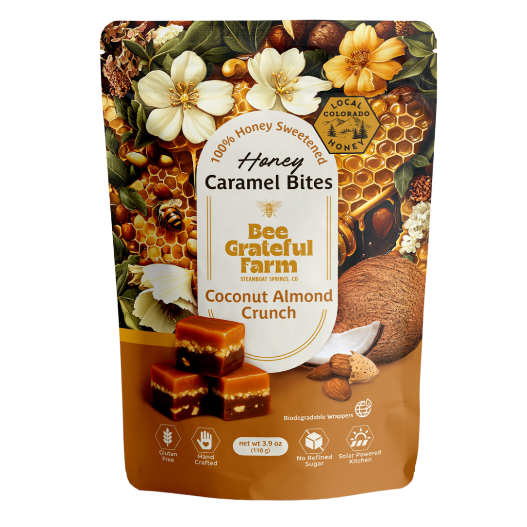 Coconut Almond Crunch Honey Caramel Bites (10pc)