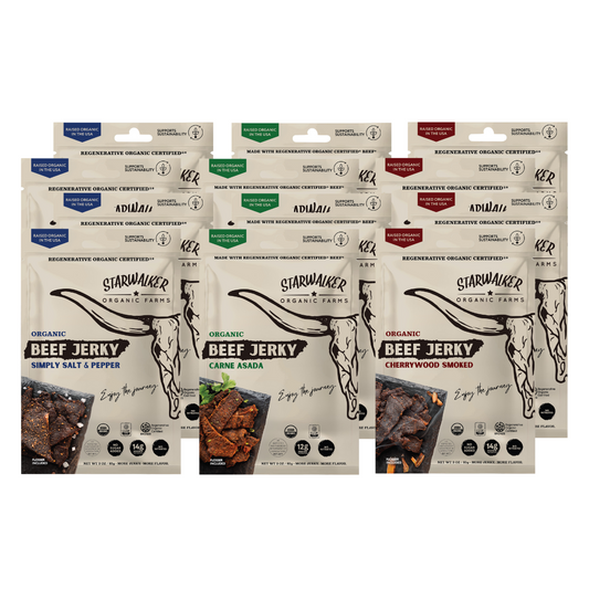 StarWalker Beef Jerky Sampler - 12 pack