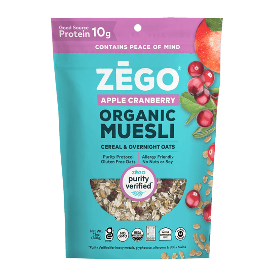 Organic Gluten Free Muesli: Apple Cranberry (13oz)